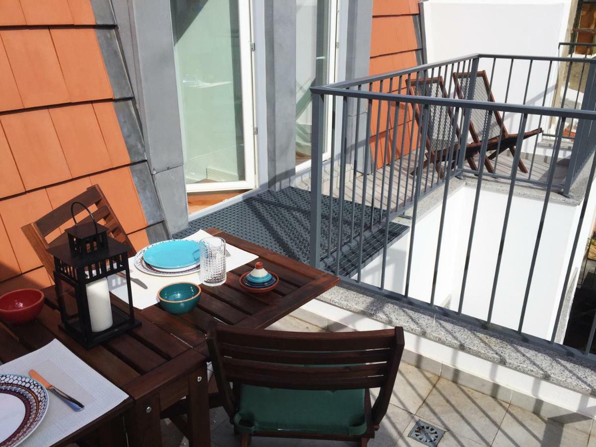 Apt Lumineux Terrasse Principe Real Lägenhet Lisboa Exteriör bild